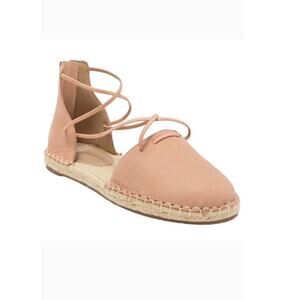 Eileen Fisher Laced Suede Espadrille, Size 9
